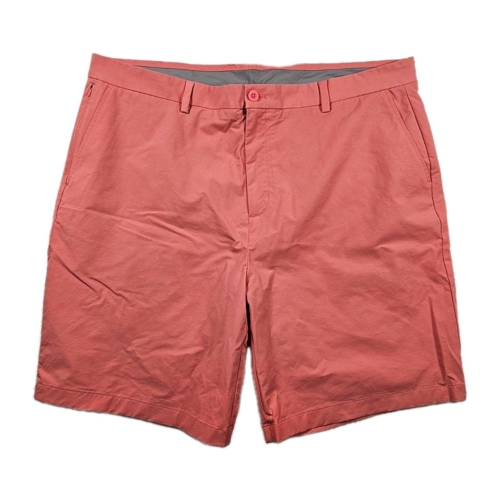 Vineyard Vines OTG On The Go Shorts Mens 42 Coral‎ 9" Stretch Golf Performance